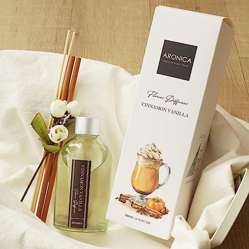 Aronica Cinnamon Vanilla Diffuser with Flower