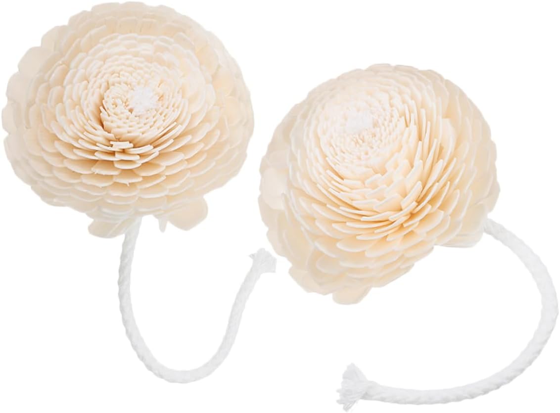 2pcs Essential Oil Diffuser Faux Flower Refill with Replacement Heads