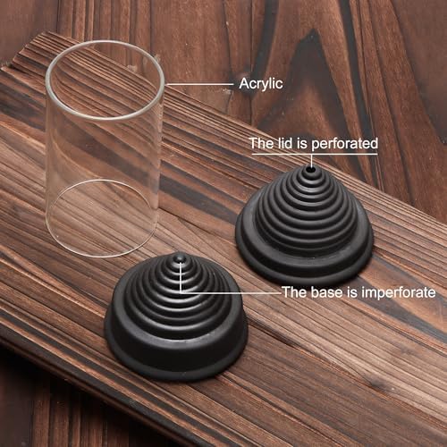 Hourglass Backflow Incense Burner Waterfall Decor