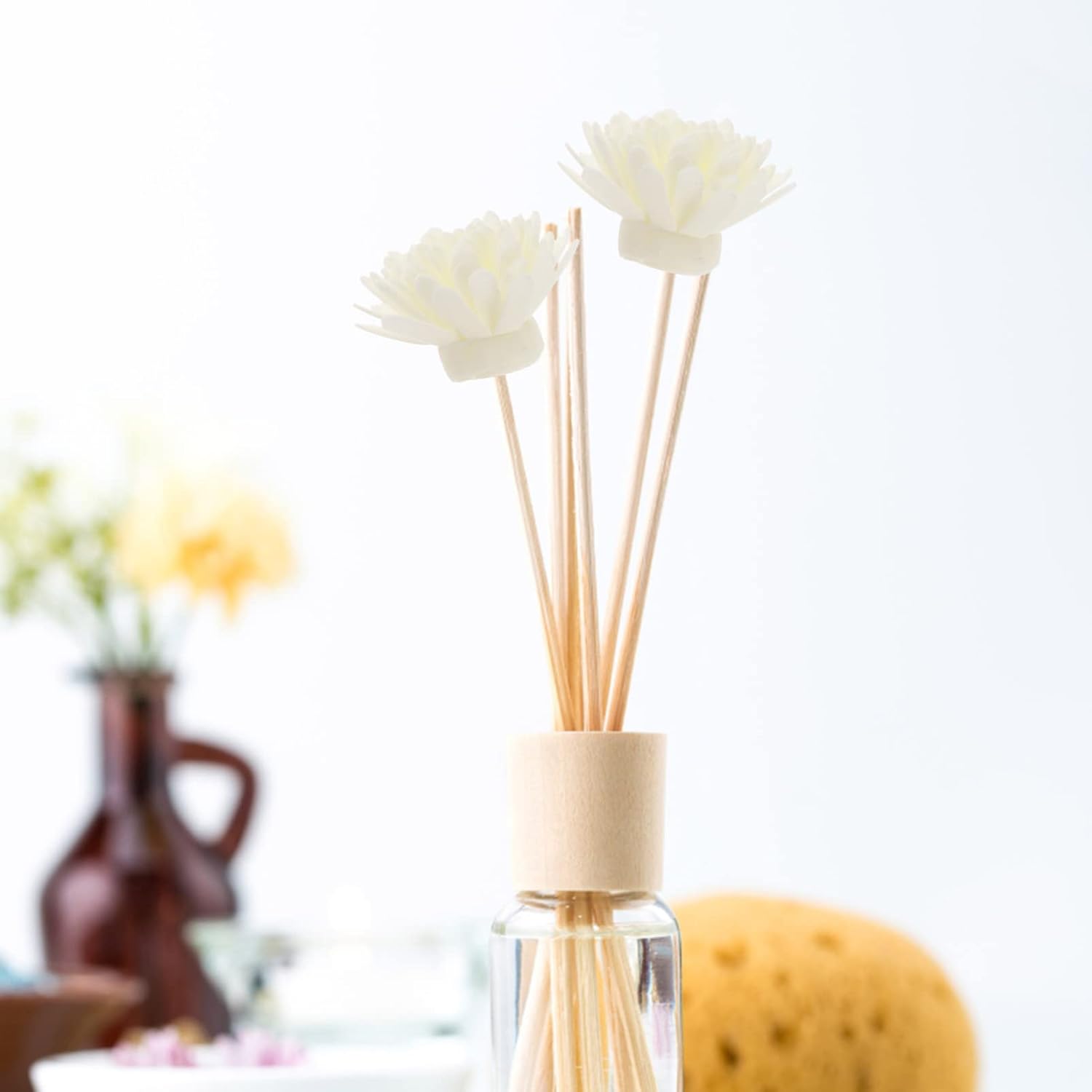 COHEALI 5 Pack Chrysanthemum Diffuser Sticks