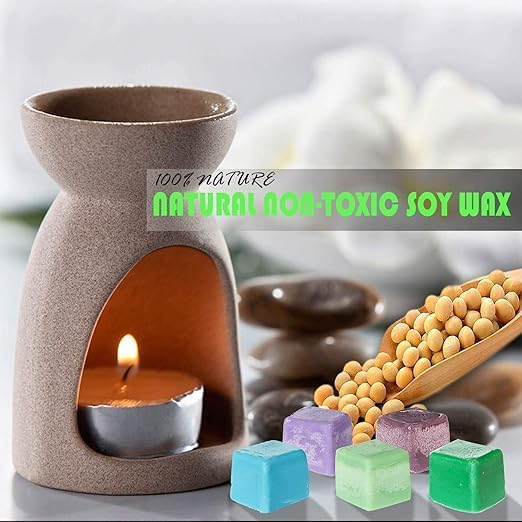 Set of 8 Assorted Wax Cubes for Home Fragrance