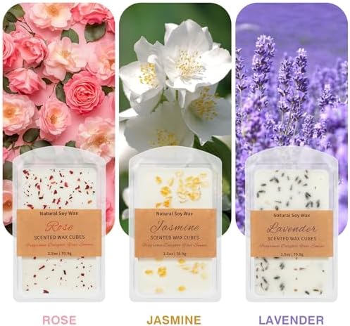 STRN Wax Melts Dried Floral Essential Oil Cubes 3x25 oz