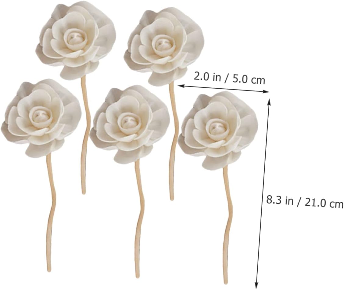 STOBAZA 5pcs Rattan Diffuser Sticks for Home Fragrance