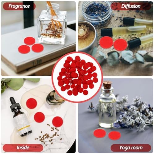 100Pcs Cotton Scenting Pads for Essential Oil Diffusers