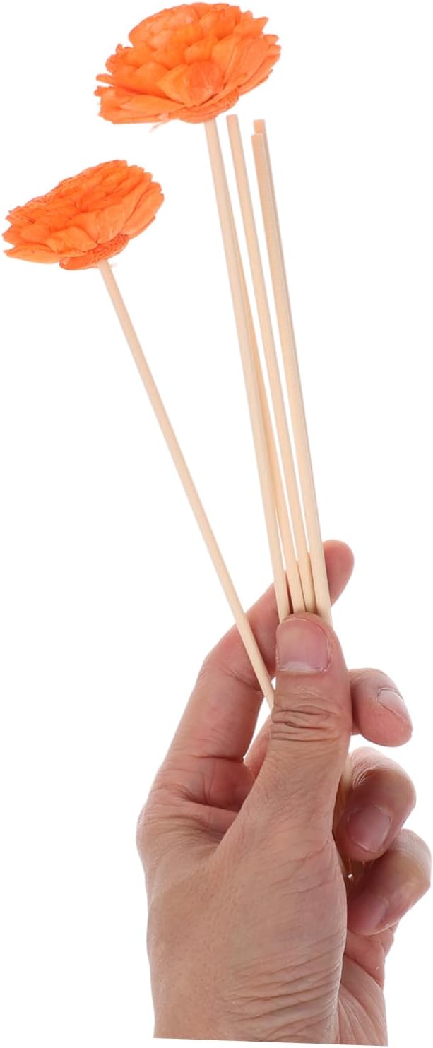 Ciieeo 1Set Flower Aroma Diffuser Sticks for Home and Office