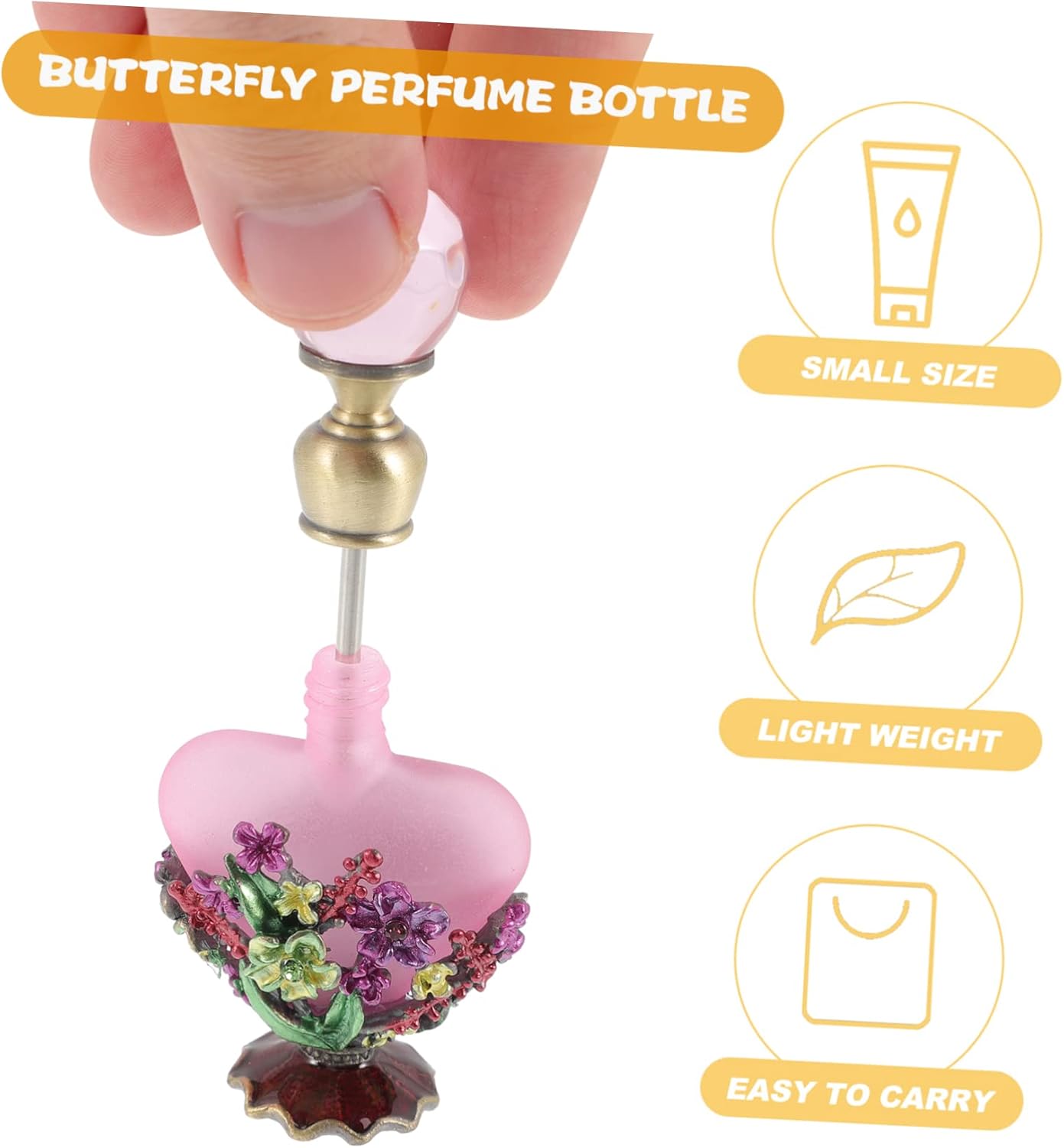 Retro Perfume Sample Bottle Essential Oil Storage Decorative