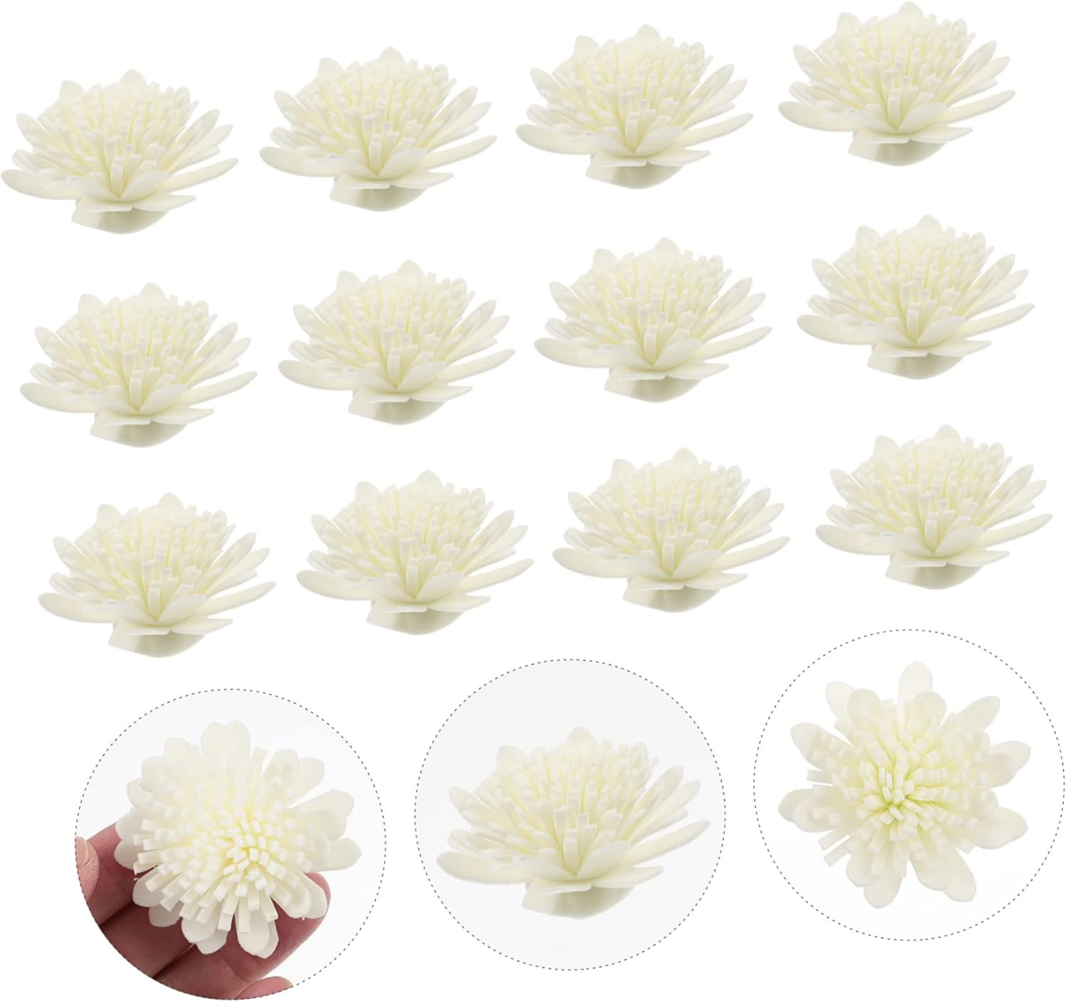 Cabilock 100pcs Diffuser Reeds Chrysanthemum Aroma Accessories