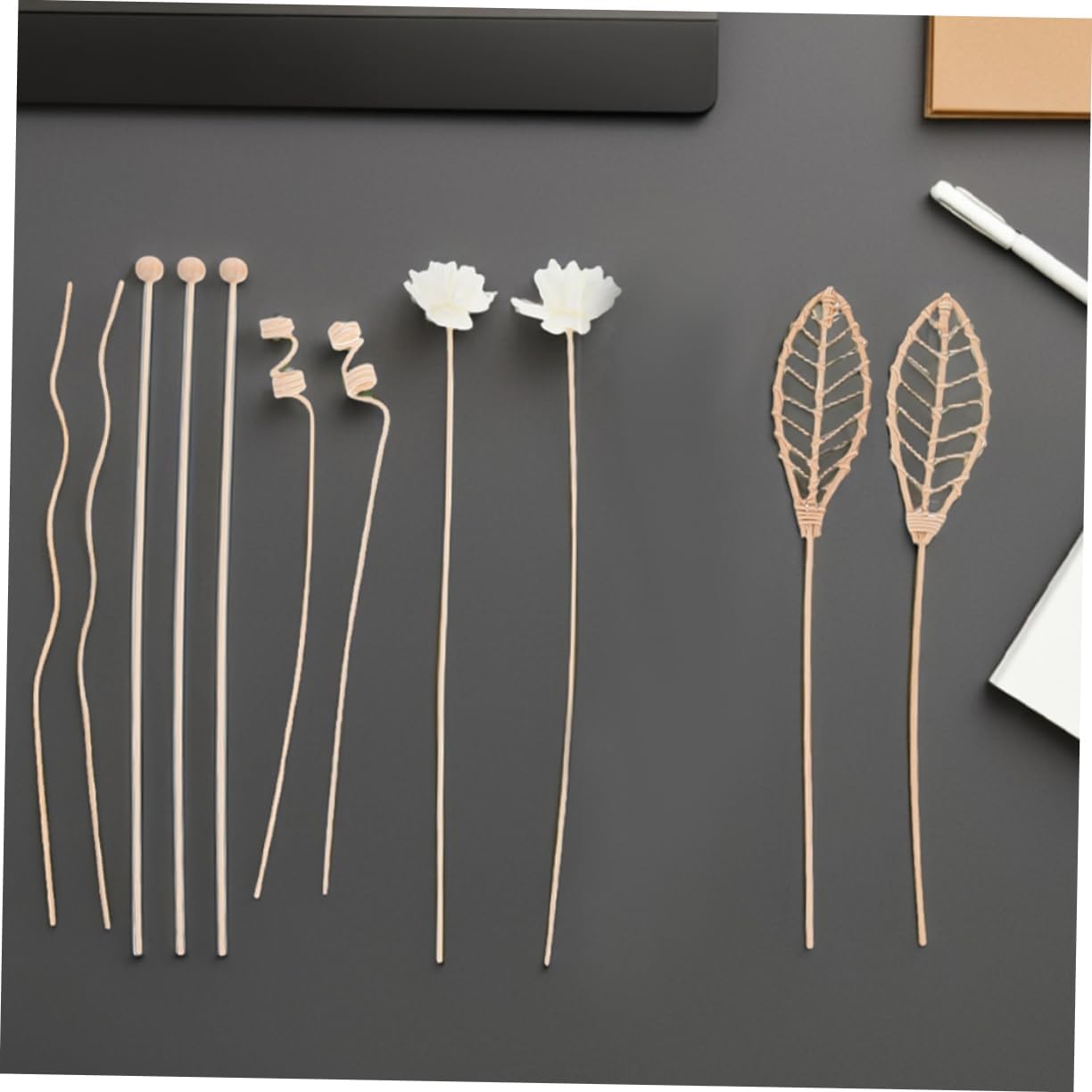 MAGICLULU 24Pcs Rattan Diffuser Sticks for Aromatherapy