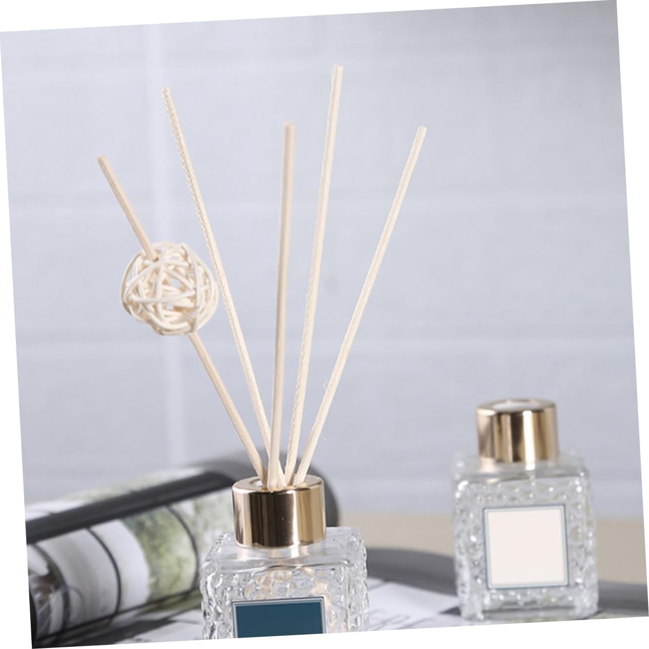 Sosoport 200Pcs Aroma Diffuser Sticks for Essential Oil and Home Fragrance