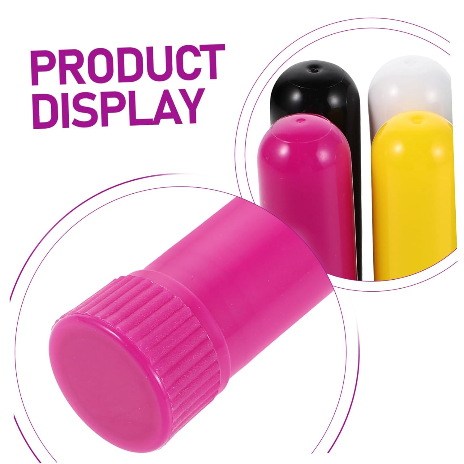 6PCS Essential Oil Breath Stick with Refillable Aromatherapy Diffuser Tubes