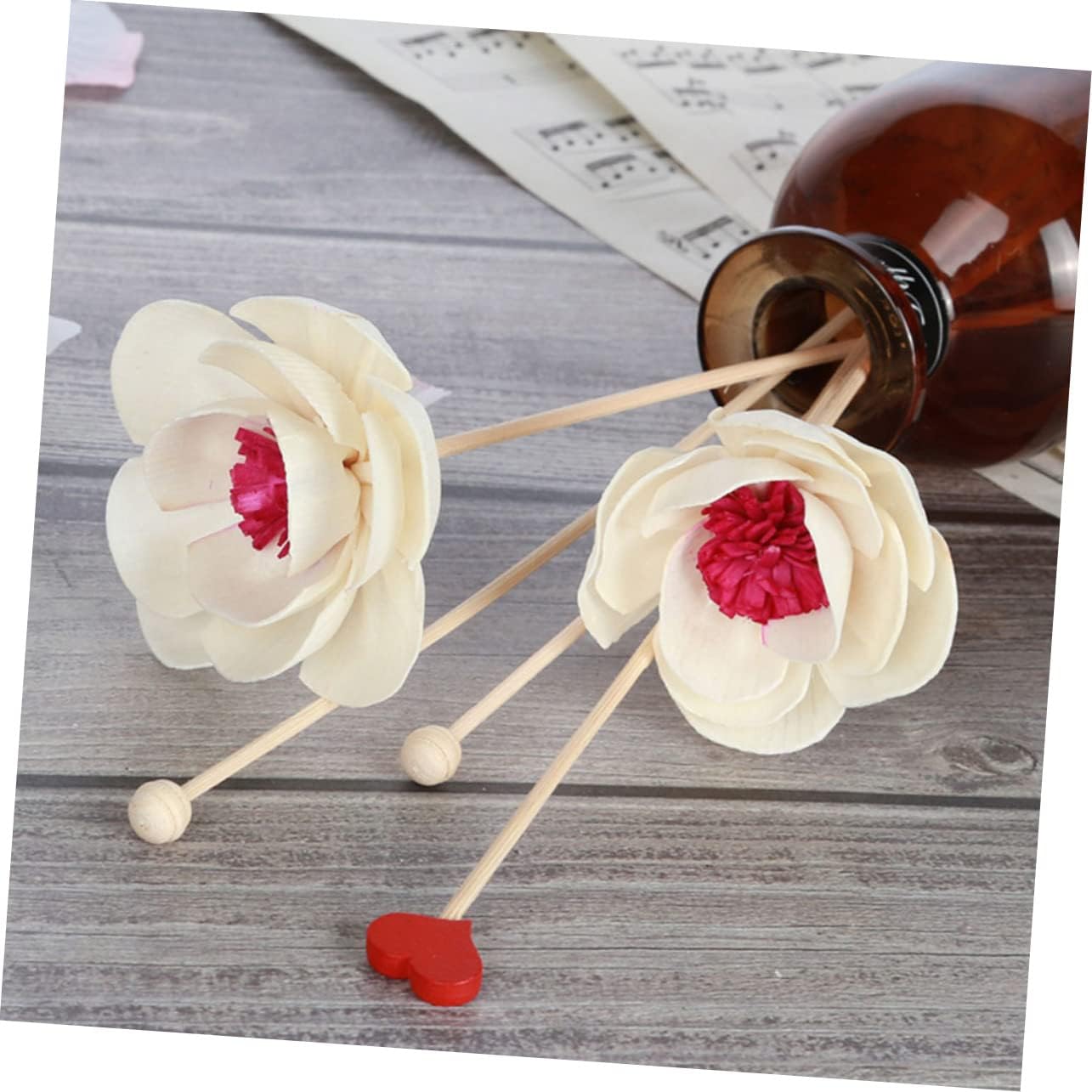 3pcs Dried Flower Rattan Potpourri Aroma Diffuser Sticks