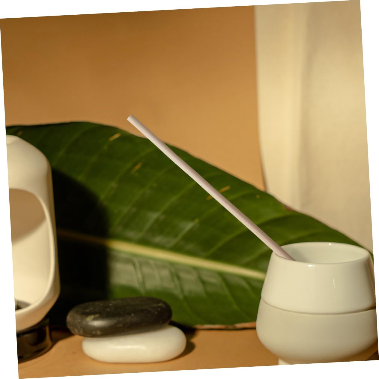 100Pcs Rattan Aroma Diffuser Sticks Portable Refill for Home Spa Meditation