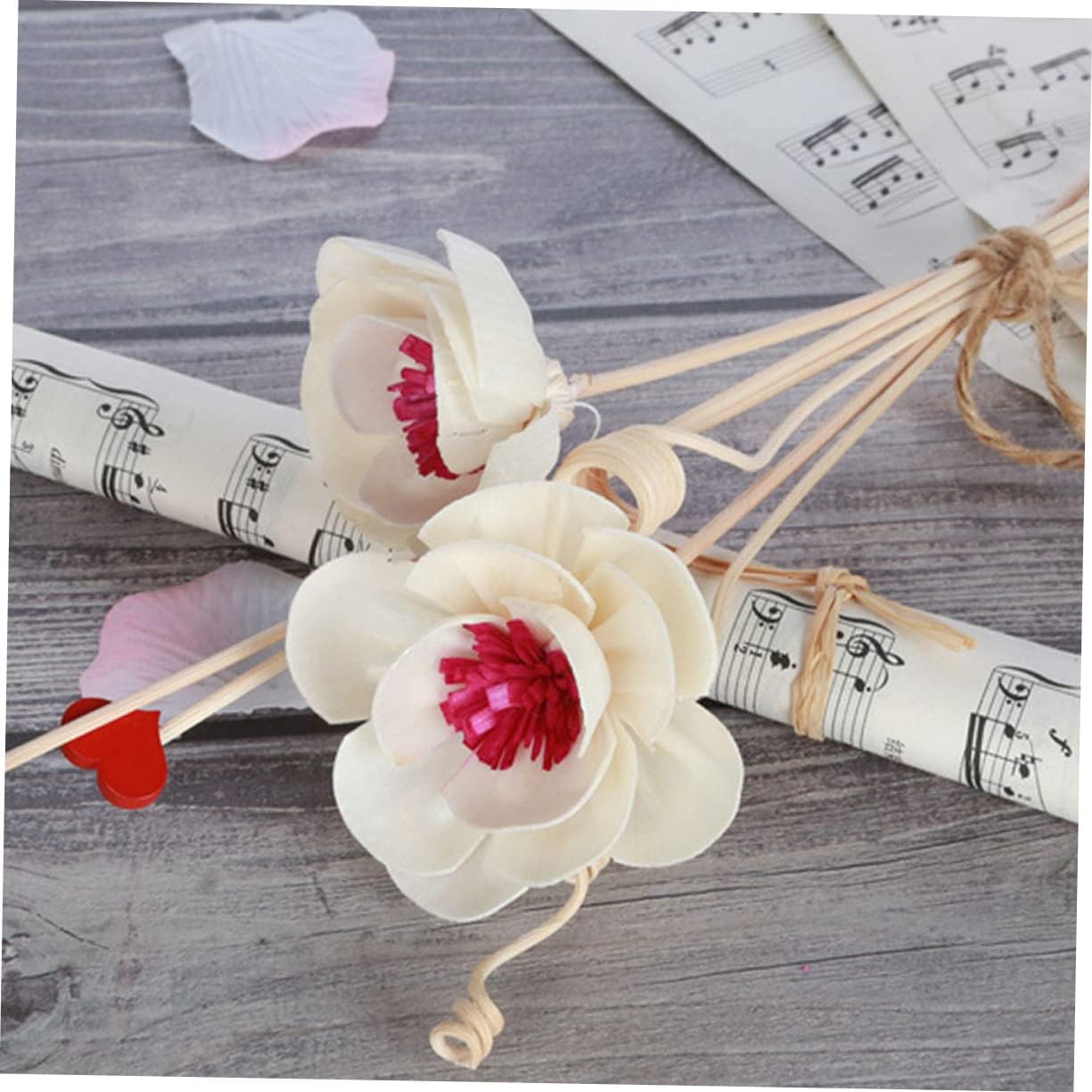 ARTIBETTER 3pcs Dried Flower Aroma Diffuser Sticks
