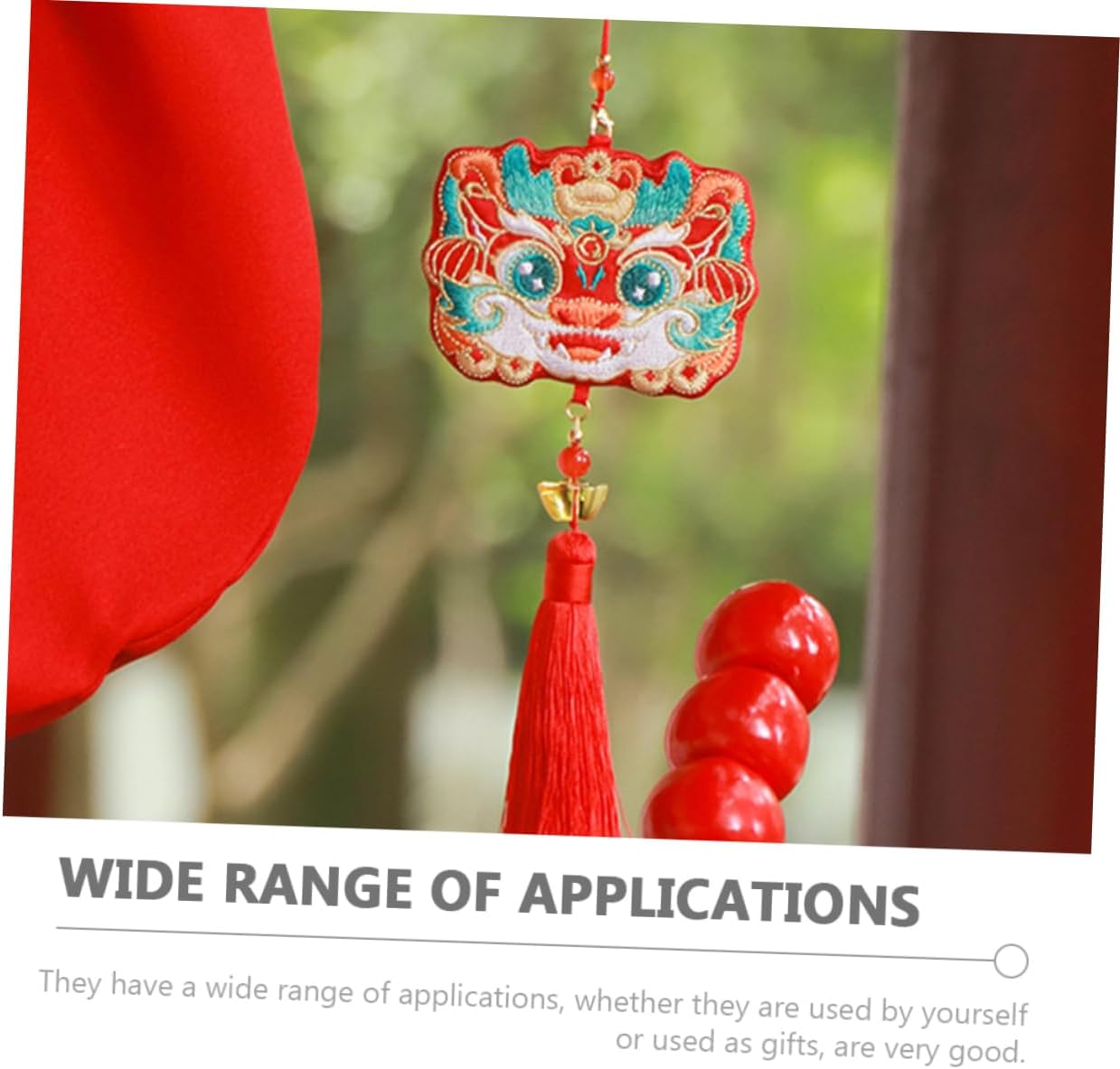 Chinese Dragon Embroidery Lavender Fragrance Pouch