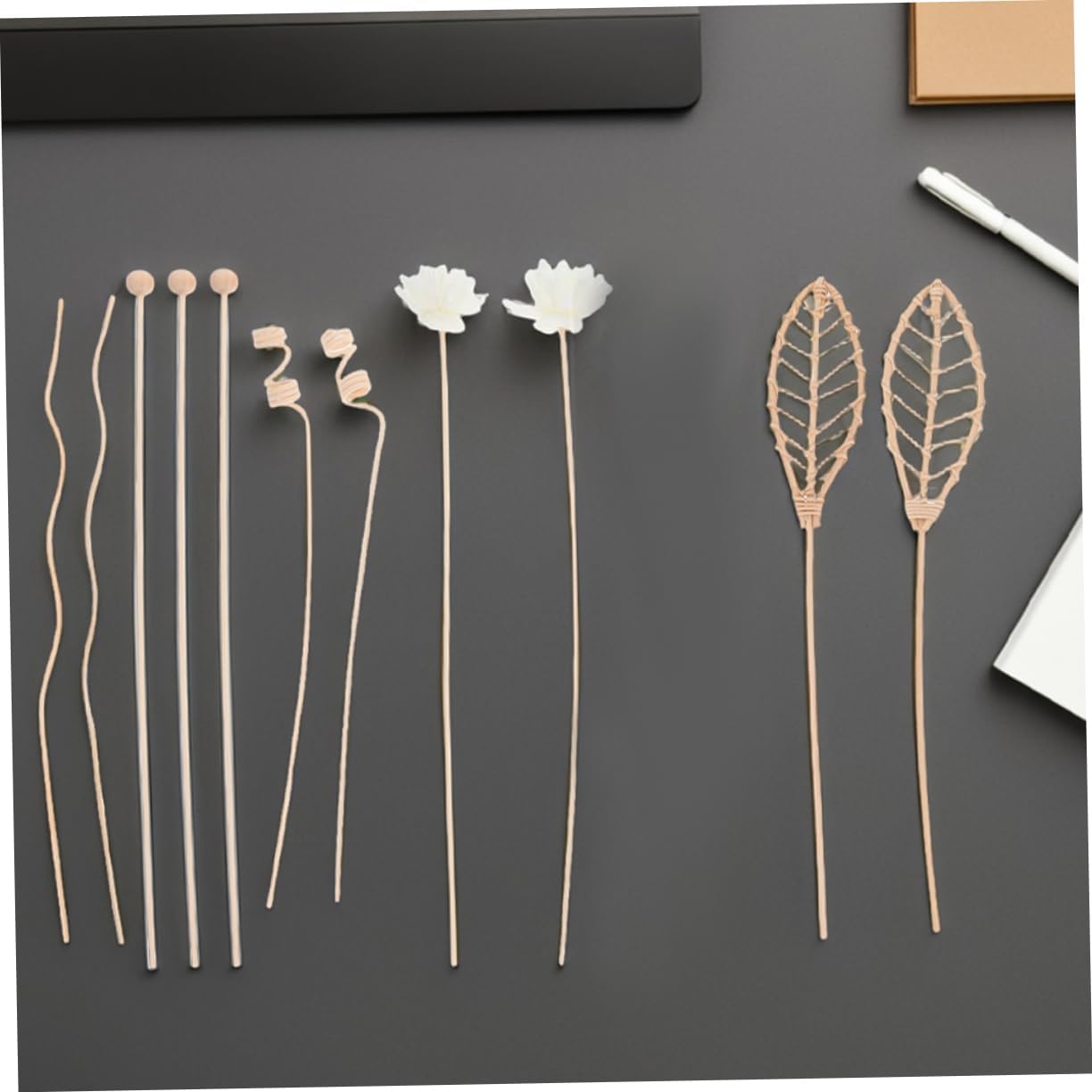 ABOOFAN 24Pcs Rattan Diffuser Sticks Aromatherapy Refill