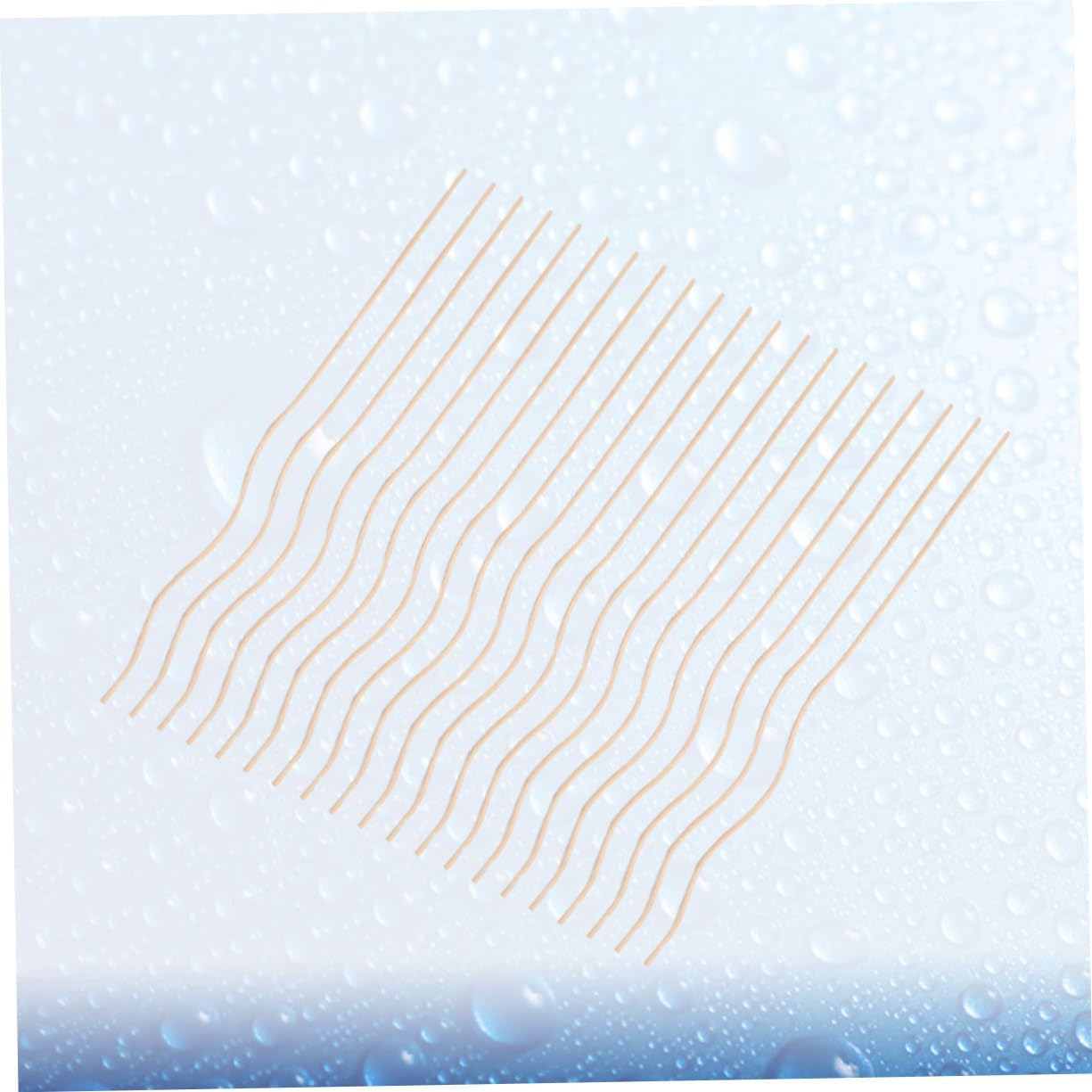Alipis 20Pcs Wavy Diffuser Sticks for Home Fragrance