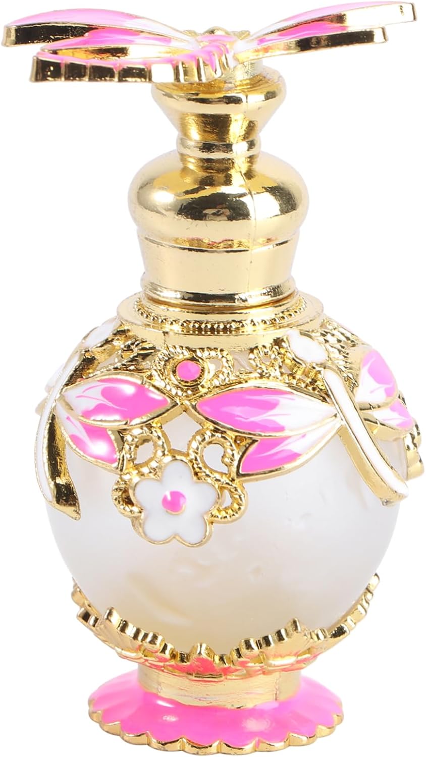 Dragonfly Glass Perfume Bottle Refillable Holder