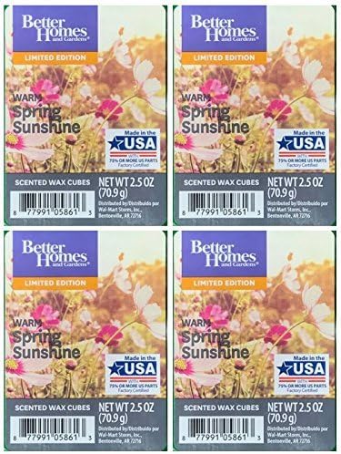 NITRO Better Homes and Gardens Warm Spring Sunshine Wax Cubes 4-Pack