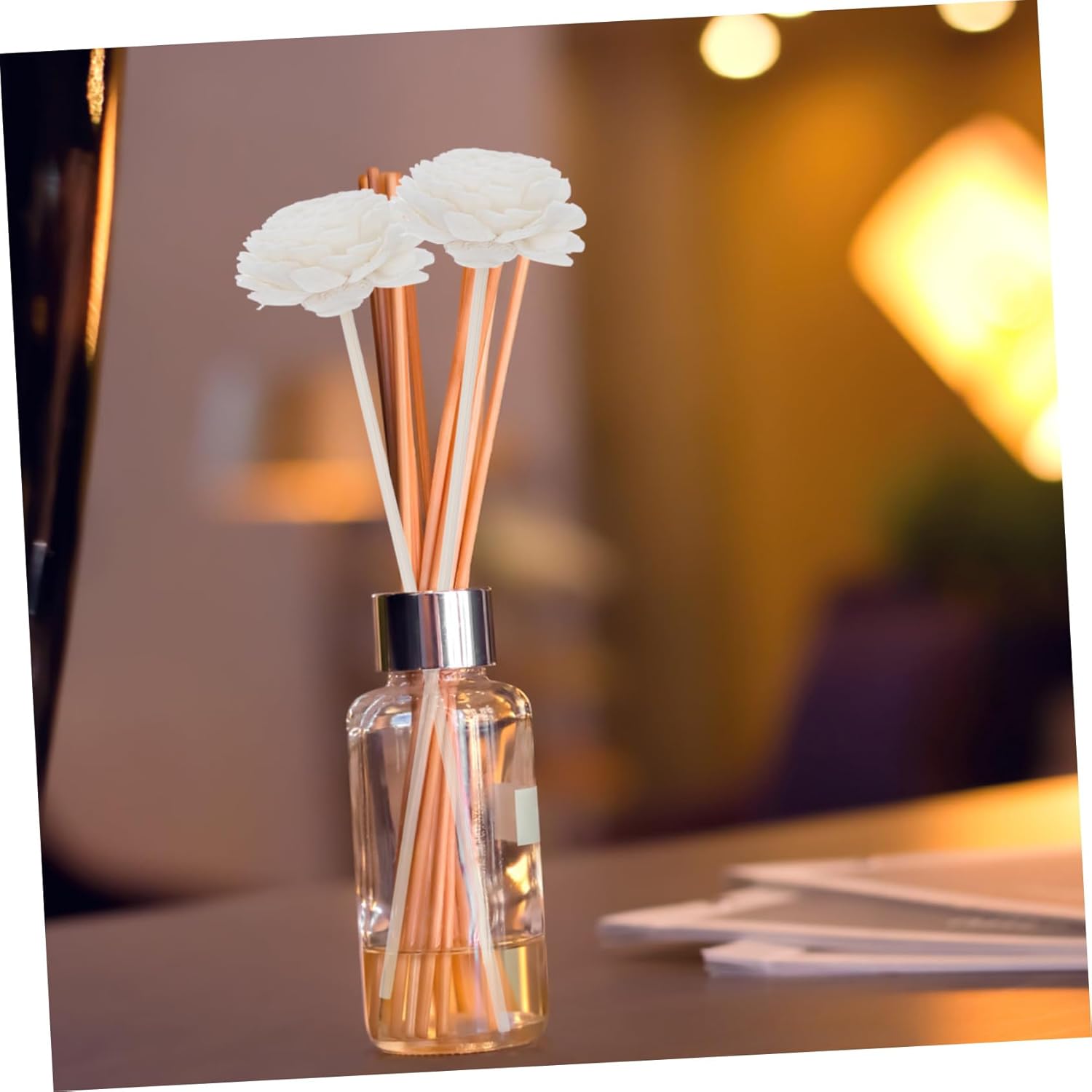 Beaupretty 10pcs Beige Reed Diffuser Sticks for Home Wedding Office Fragrance