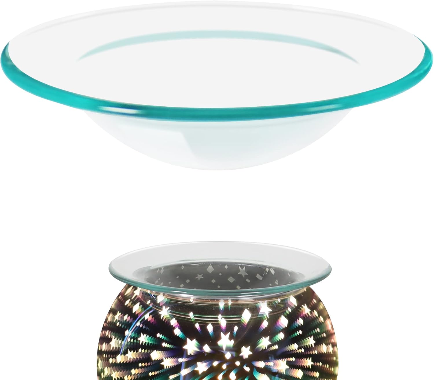 Replacement Glass Oil Burner for Aroma Lamps and Wax Warmers