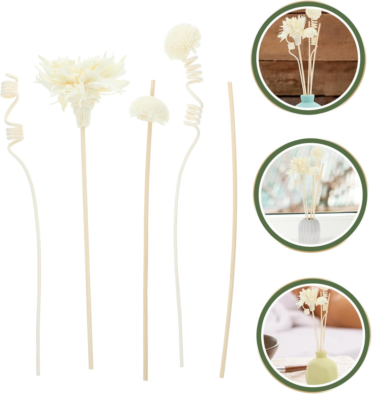 1 Set Natural Rattan Diffuser Sticks for Home Office