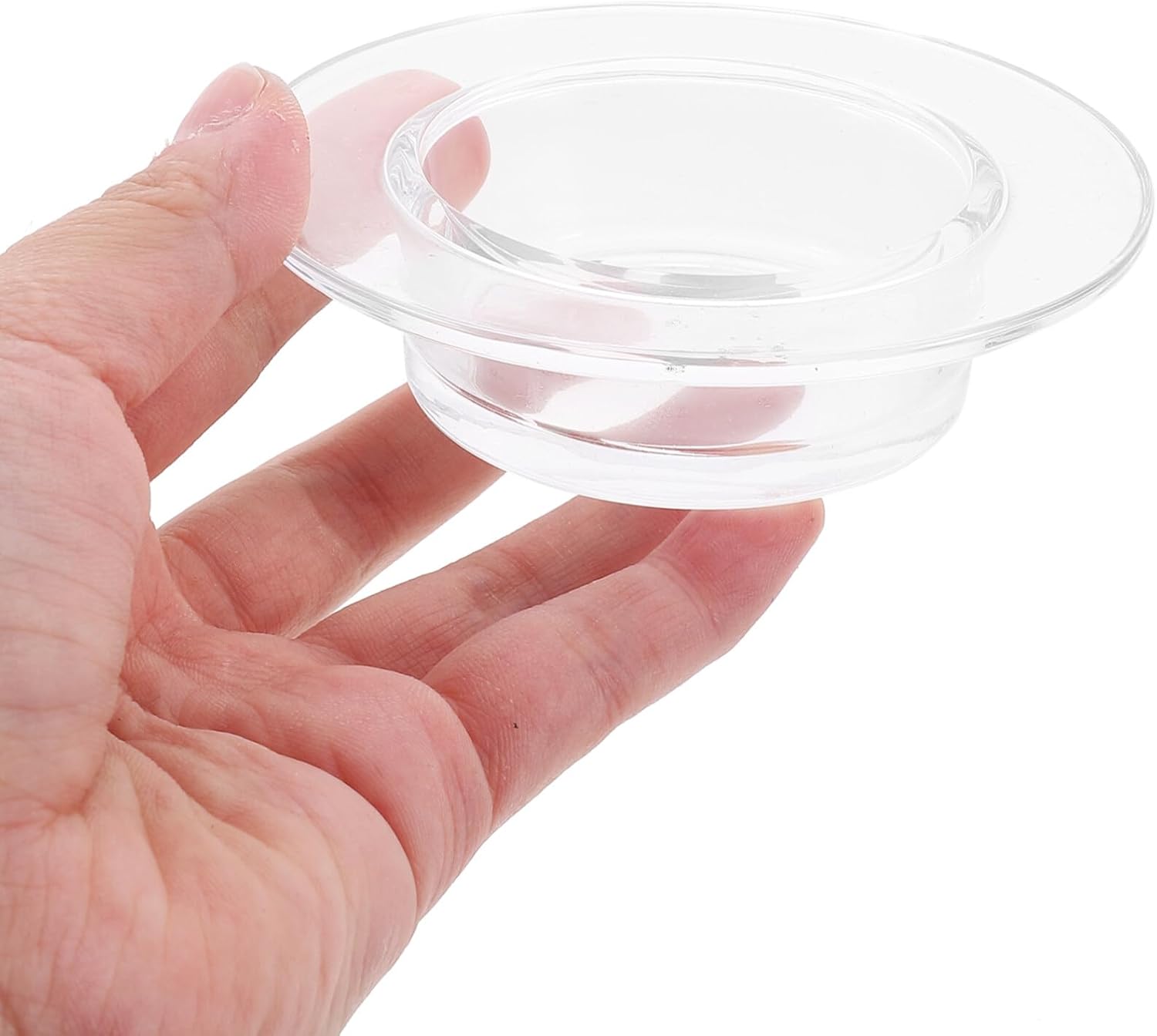 MAGICLULU 1Pcs Replacement Wax Warmer Dish Round Glass Bowl for Scented Candles