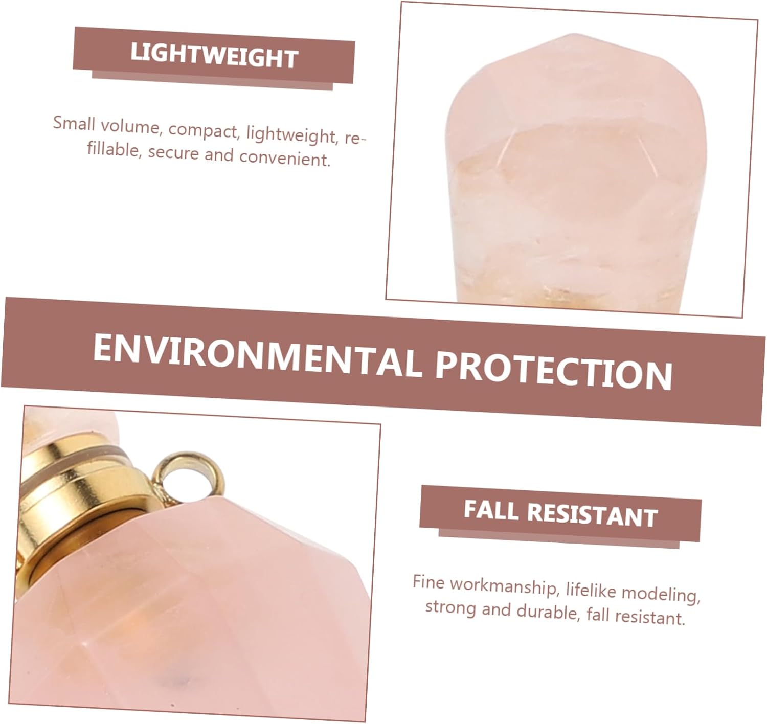 Unomor Essential Oil Diffuser Necklace Pendant