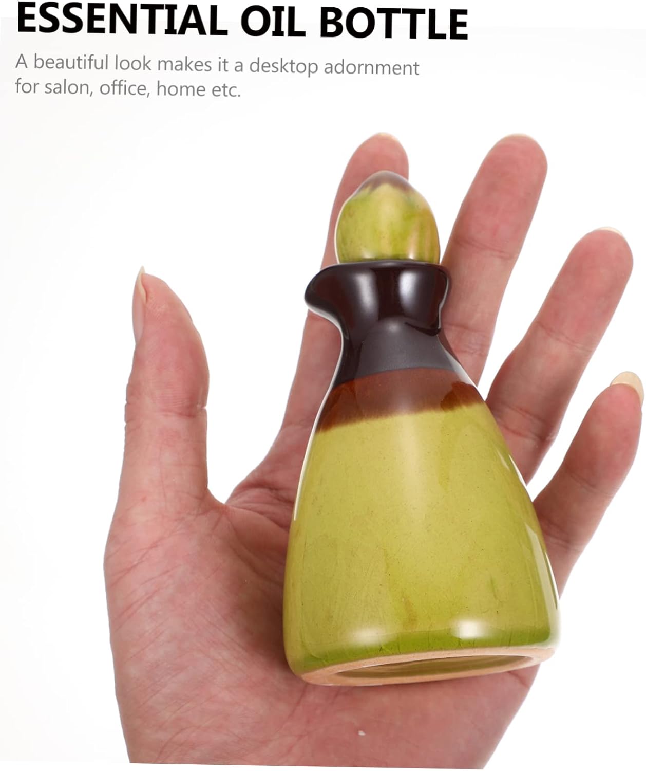Mobestech Essential Oil Diffuser Set Decorative Ceramic High Foot Design
