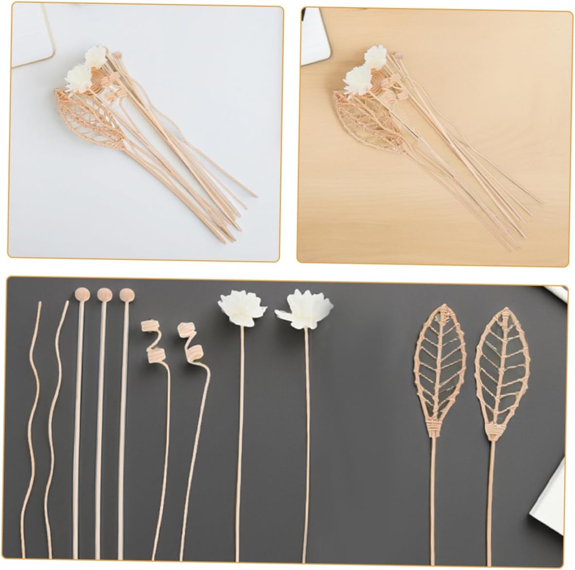MAGICLULU 24Pcs Rattan Diffuser Sticks for Aromatherapy