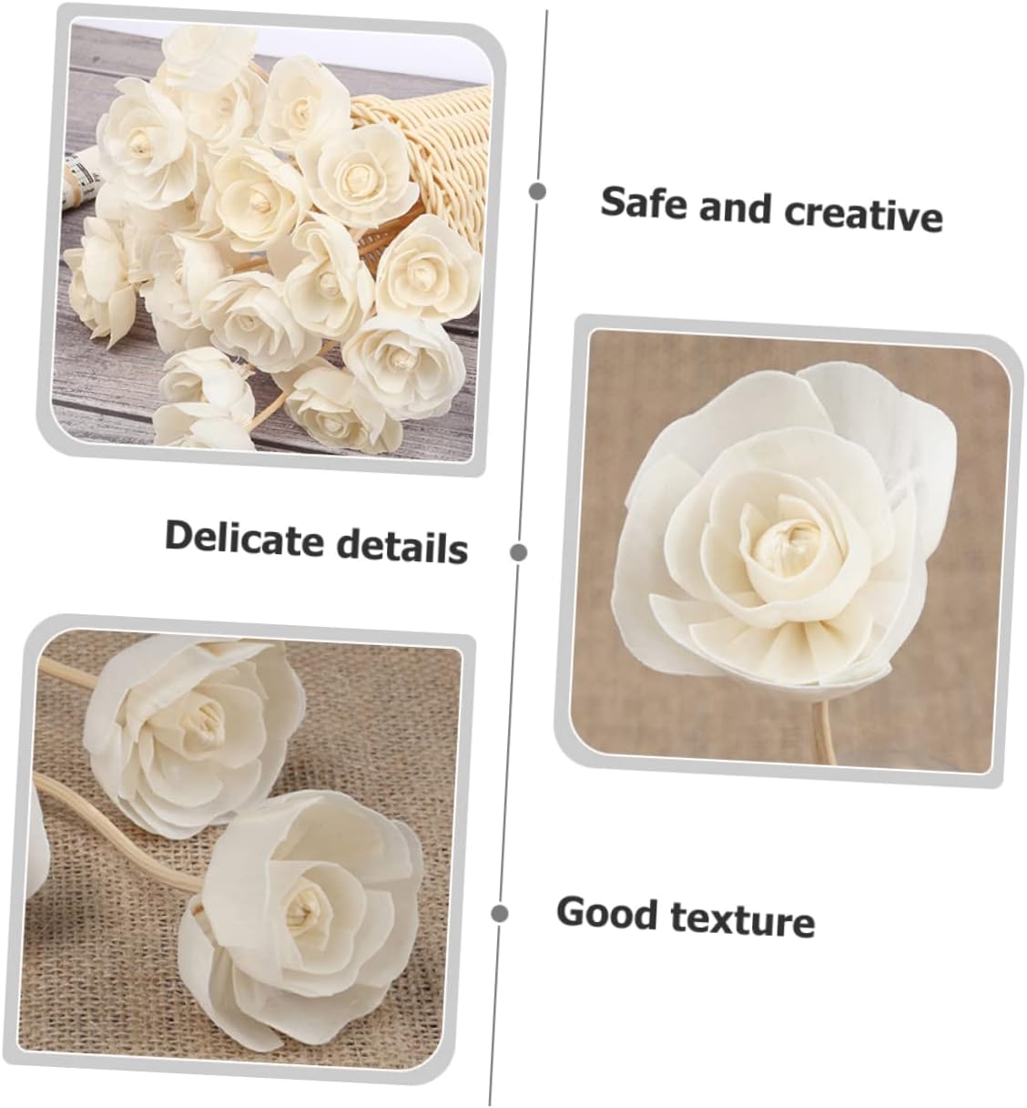STOBAZA 5pcs Rattan Diffuser Sticks for Home Fragrance