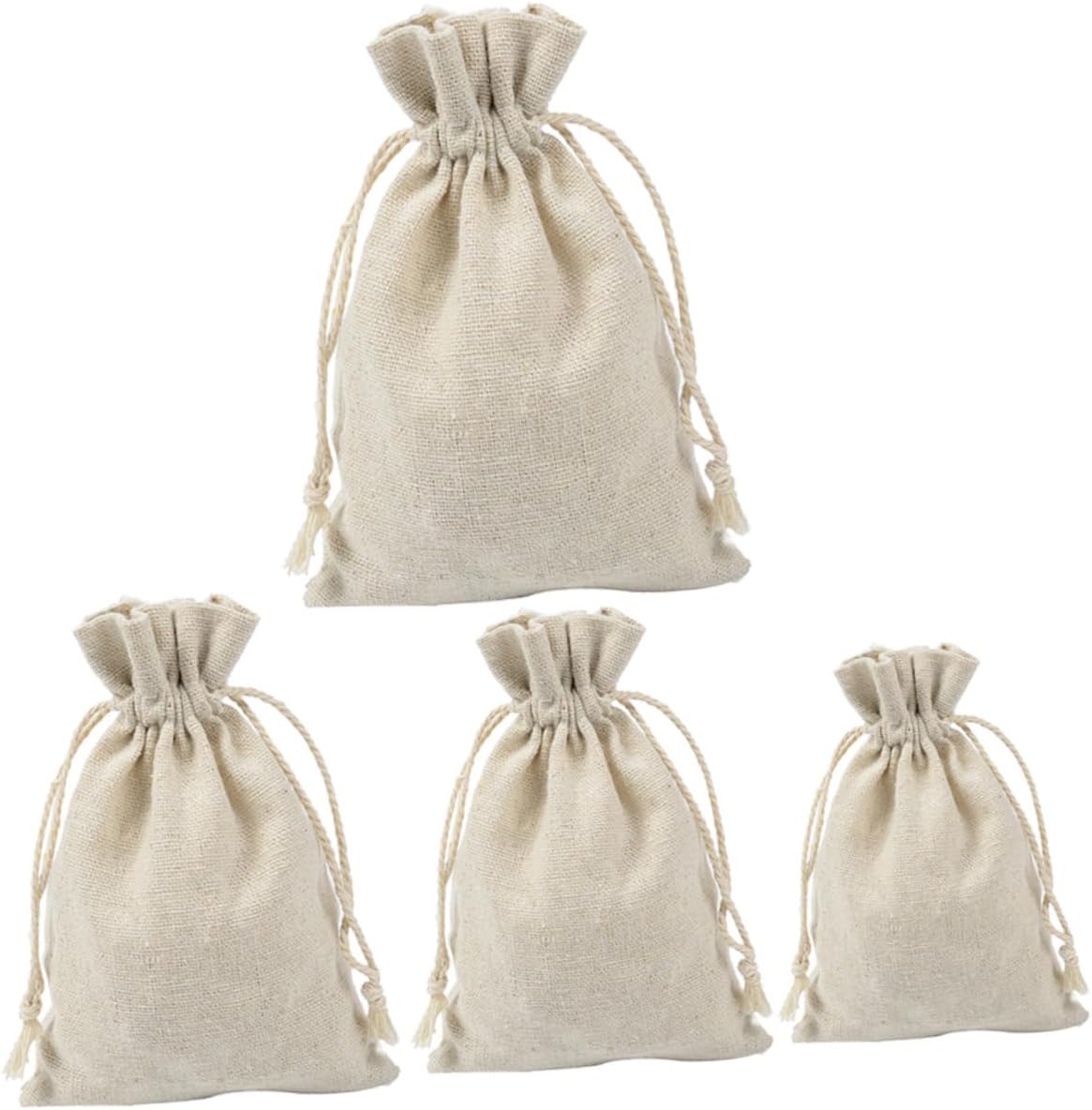 4pcs Lavender Sachet Bags with Drawstring for Home and Travel Organization