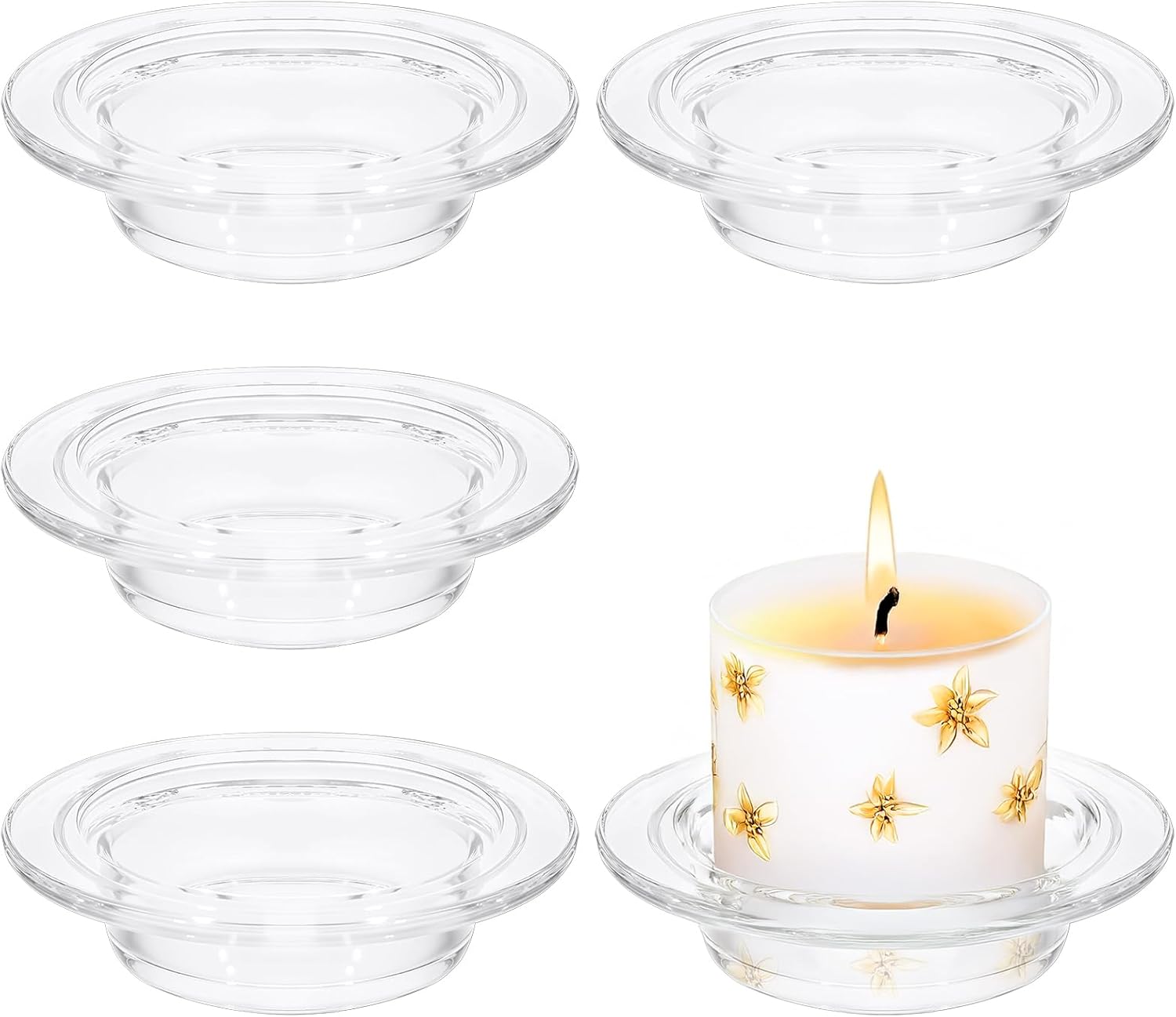 4 Pcs Replacement Wax Heating Tray for Aromatherapy Lamp