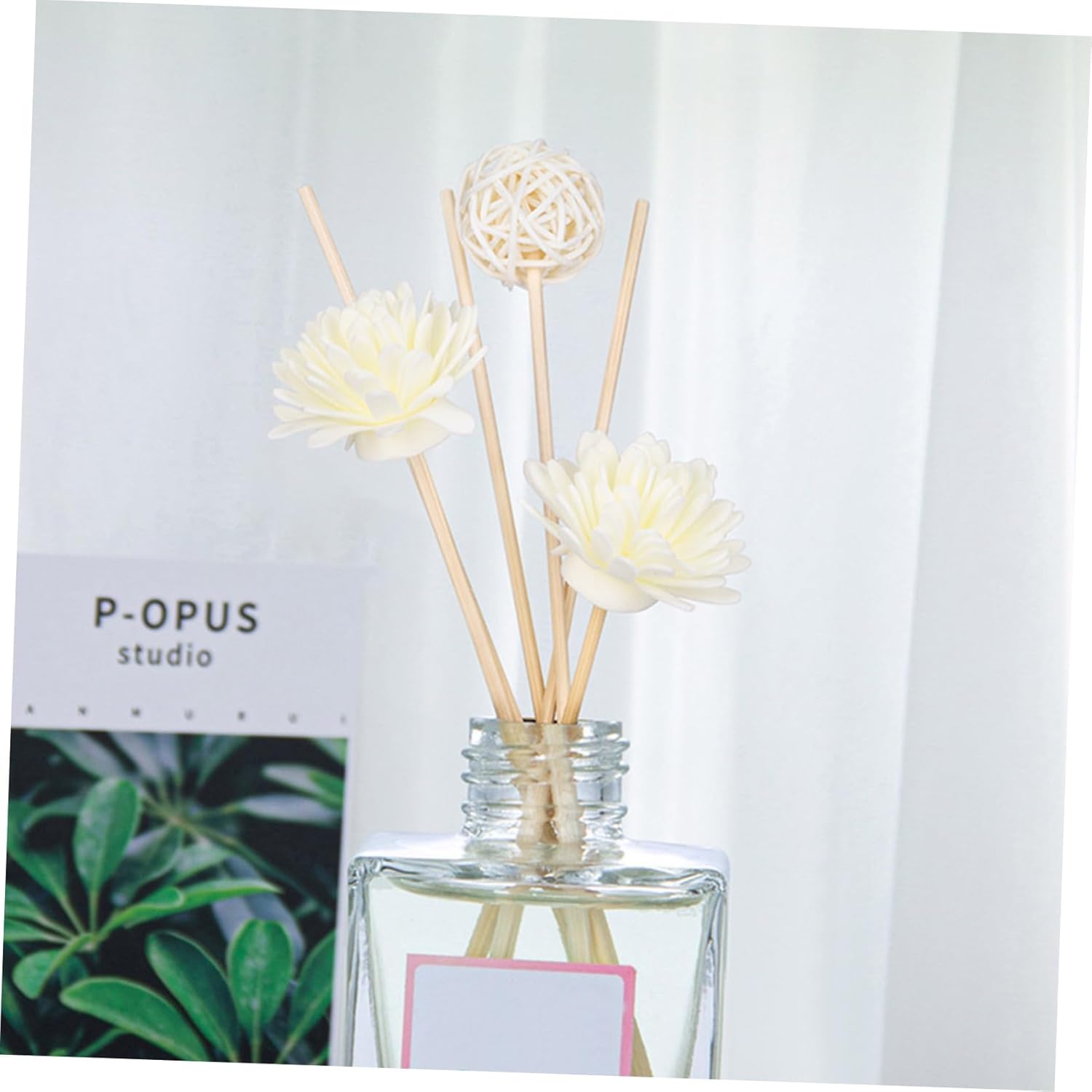 Vaguelly Chrysanthemum Scented Rattan Diffuser Sticks 5-Piece Set