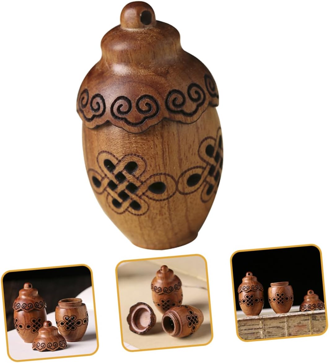 GALPADA Carving Aromatherapy Diffuser Pendant Bottle