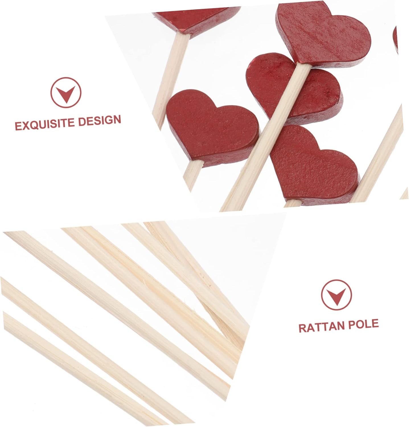 12 Piece Heart Shaped Aroma Sticks Set for Home and Office Aromatherapy