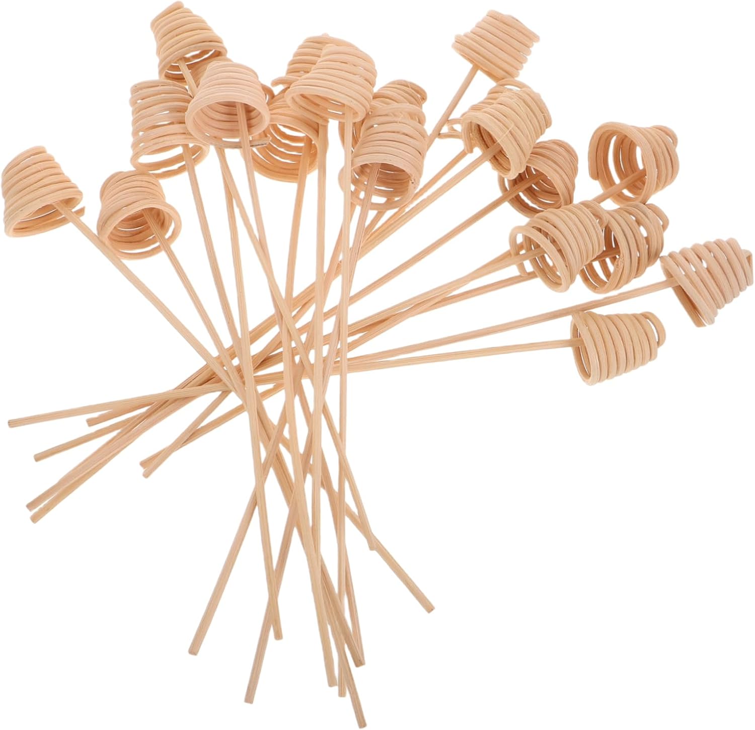 20pcs Wavy Rattan Fragrance Diffuser Sticks for Home Decor