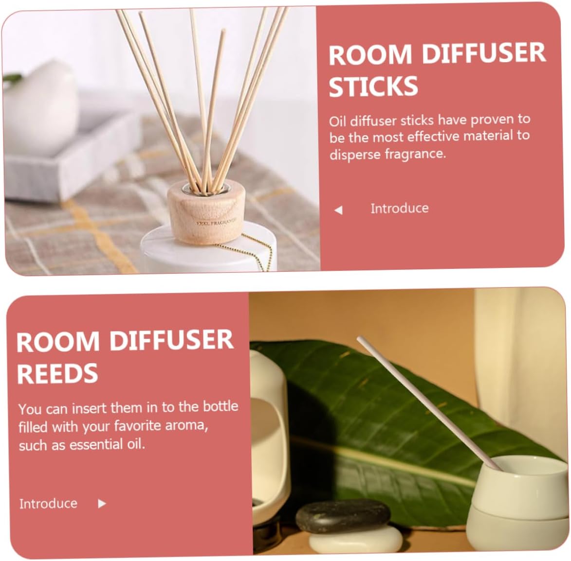 100Pcs Rattan Diffuser Sticks for Home Fragrance