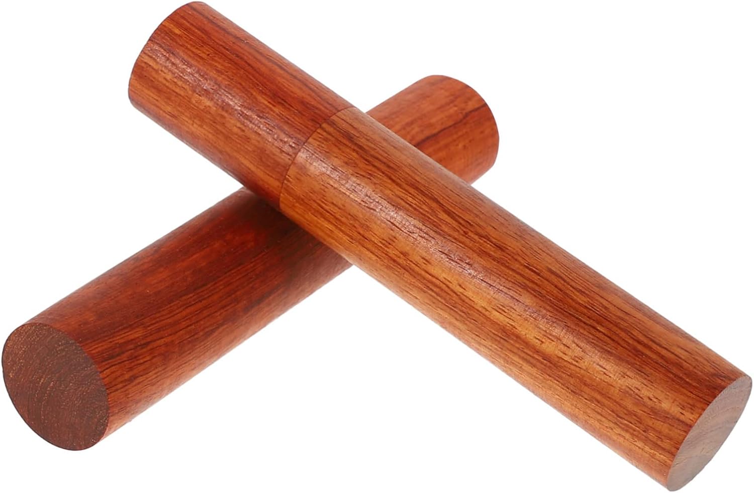 Valicloud 2Pcs Wooden Incense Stick Storage Tubes Portable Holder Container