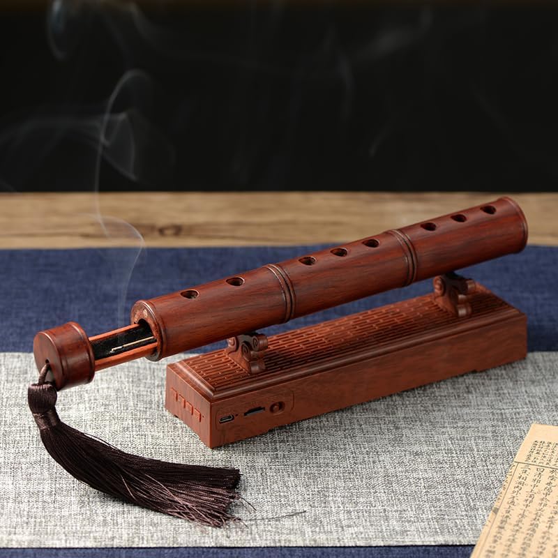 Bluetooth Music Incense Burner Rosewood Beige