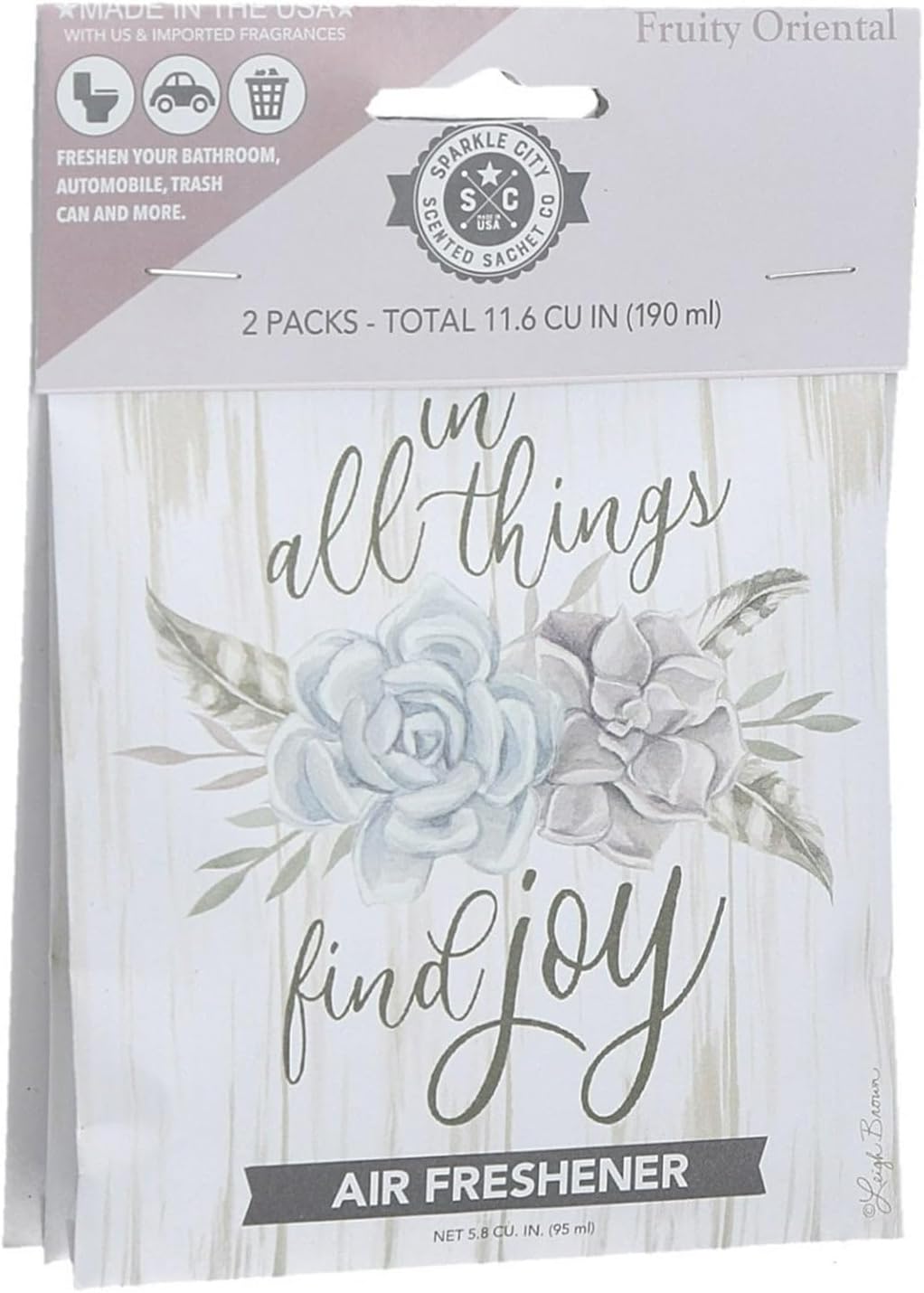 SC Scented Sachet 2 Pack All Things Find Joy