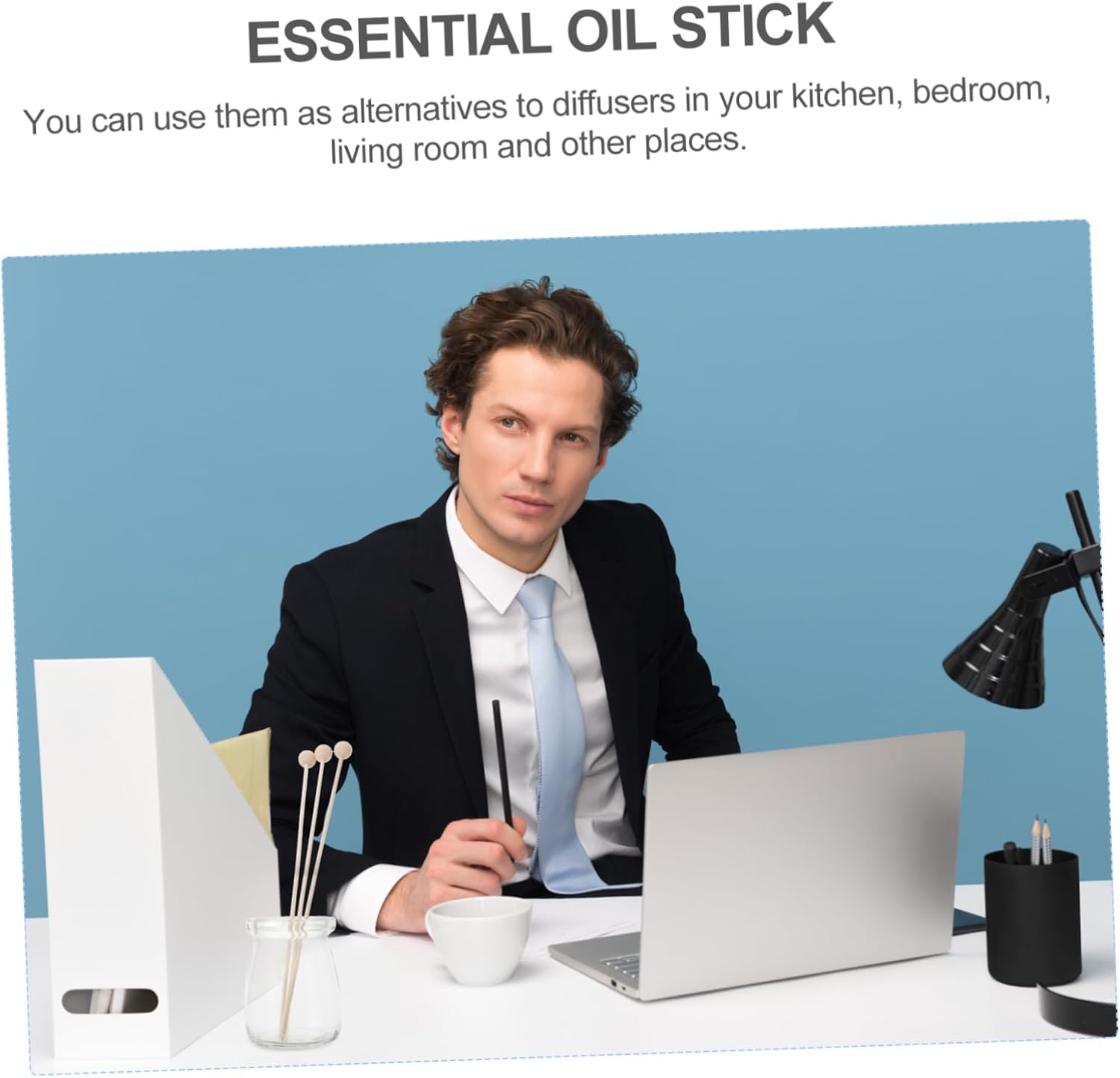 Happyyami 15pcs Wooden Diffuser Sticks for Aromatherapy