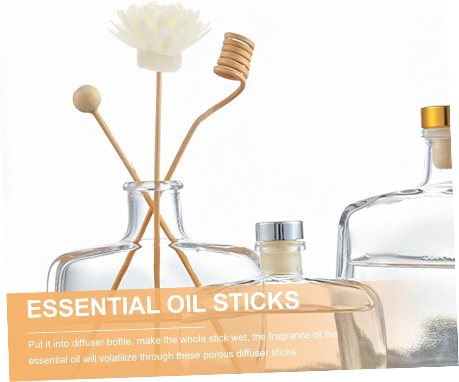 5 Set Small Chrysanthemum Scented Rattan Sticks for Diffuser Replacement