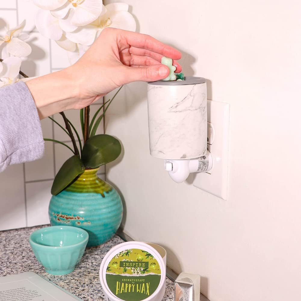 Happy Wax Compact Ceramic Wax Warmer With Silicone Dish