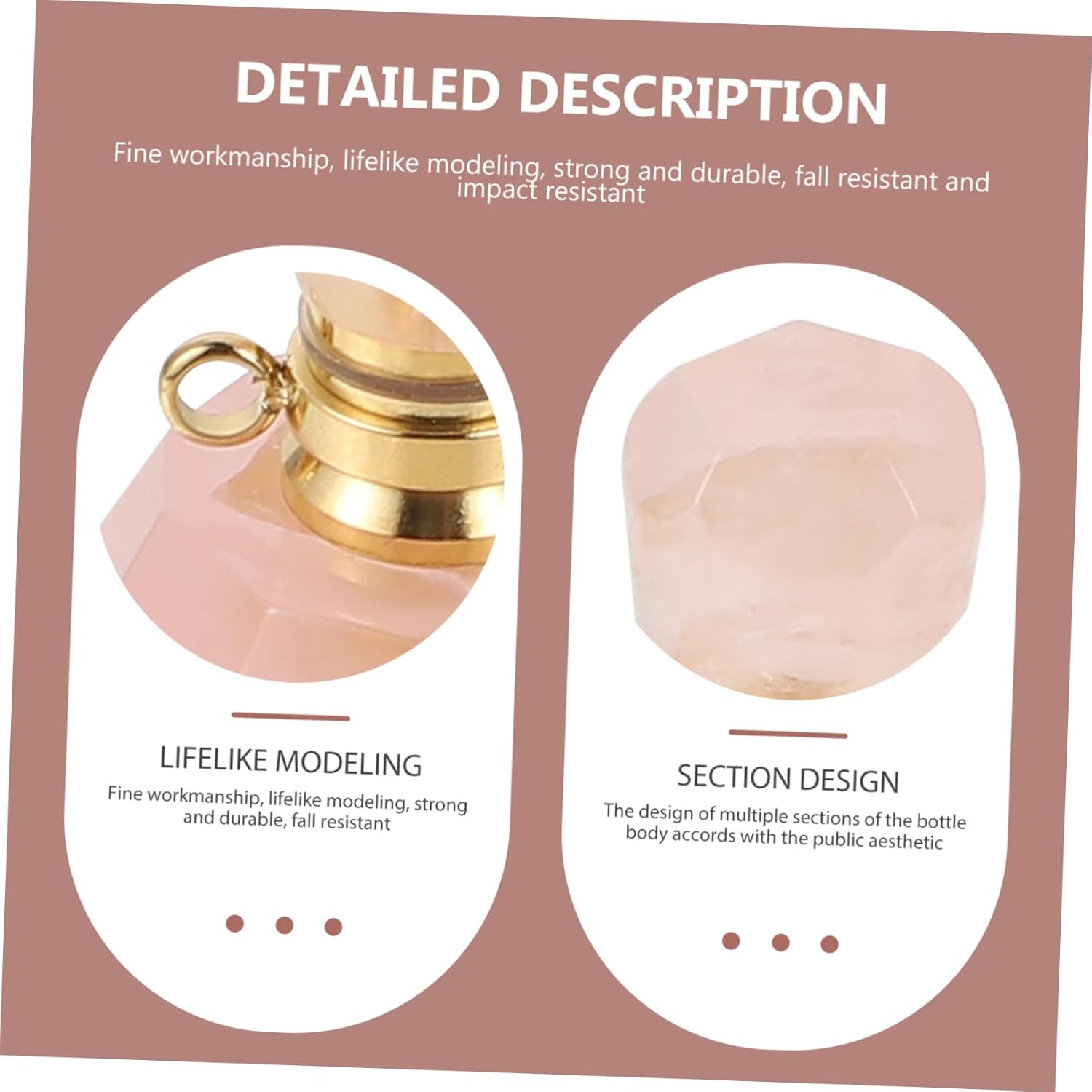 Essential Oil Diffuser Necklace Pendant for Aromatherapy
