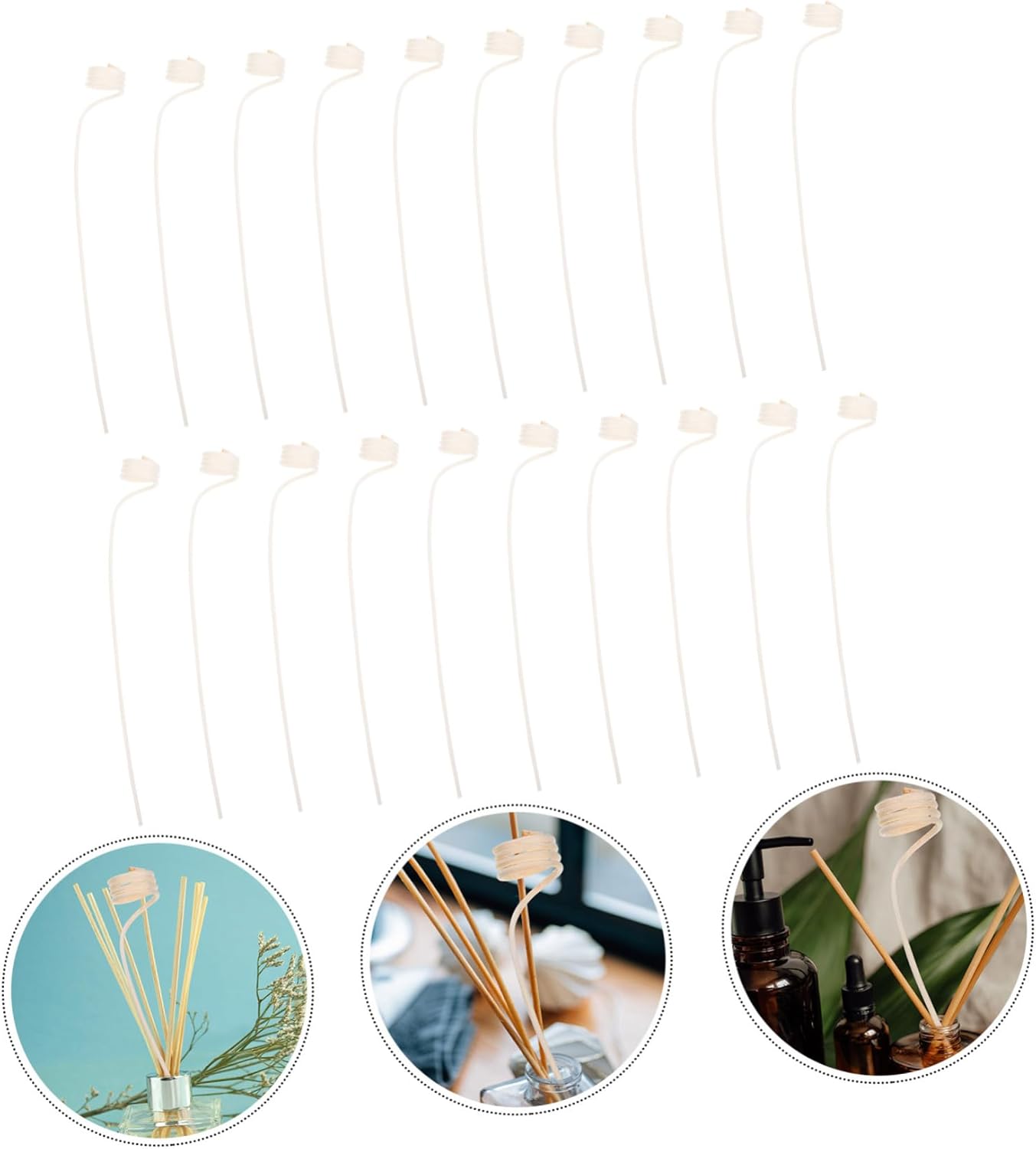 Zerodeko 20Pcs Aroma Sticks for Essential Oil Diffusers