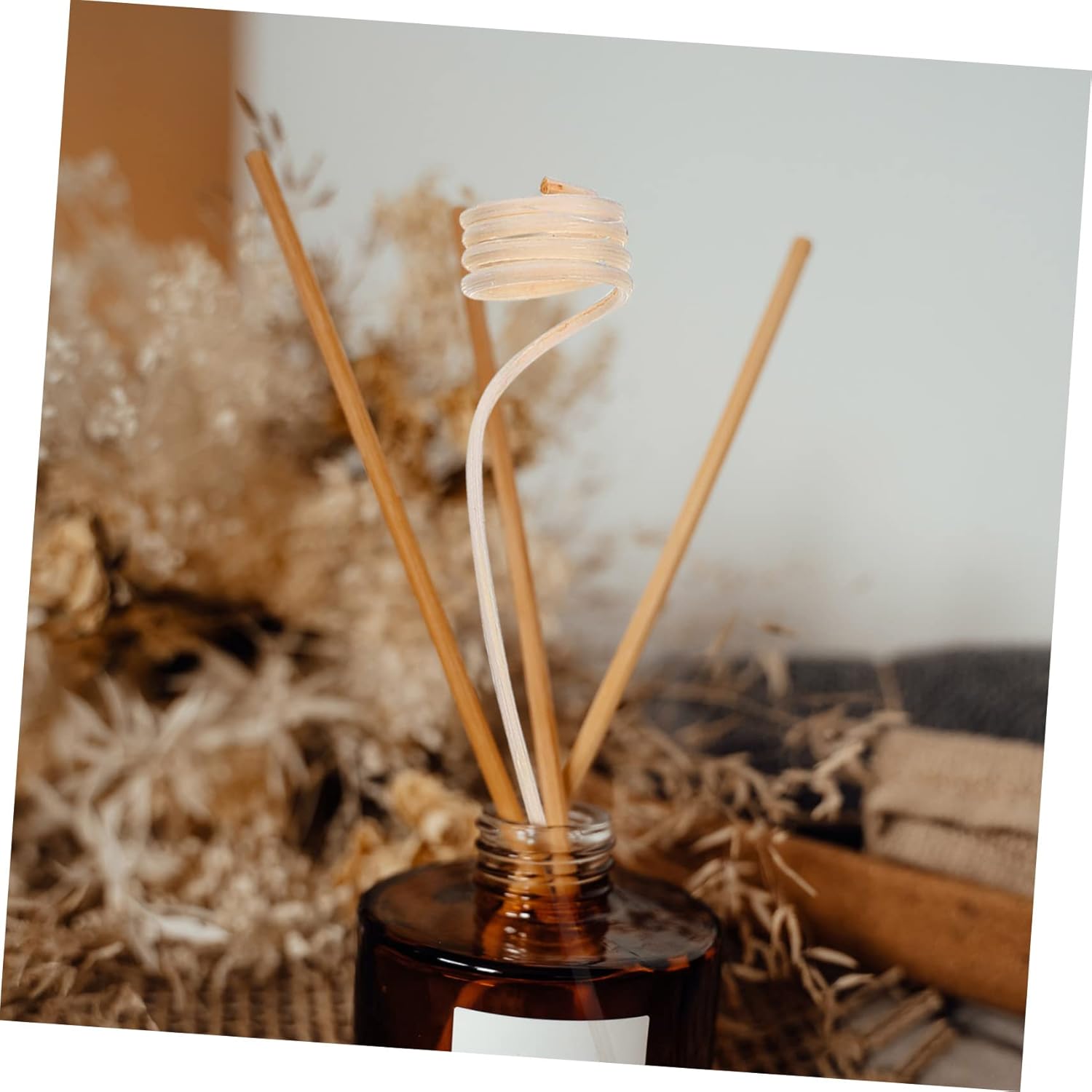 Luxshiny 20Pcs Rattan Aroma Diffuser Sticks for Home Fragrance
