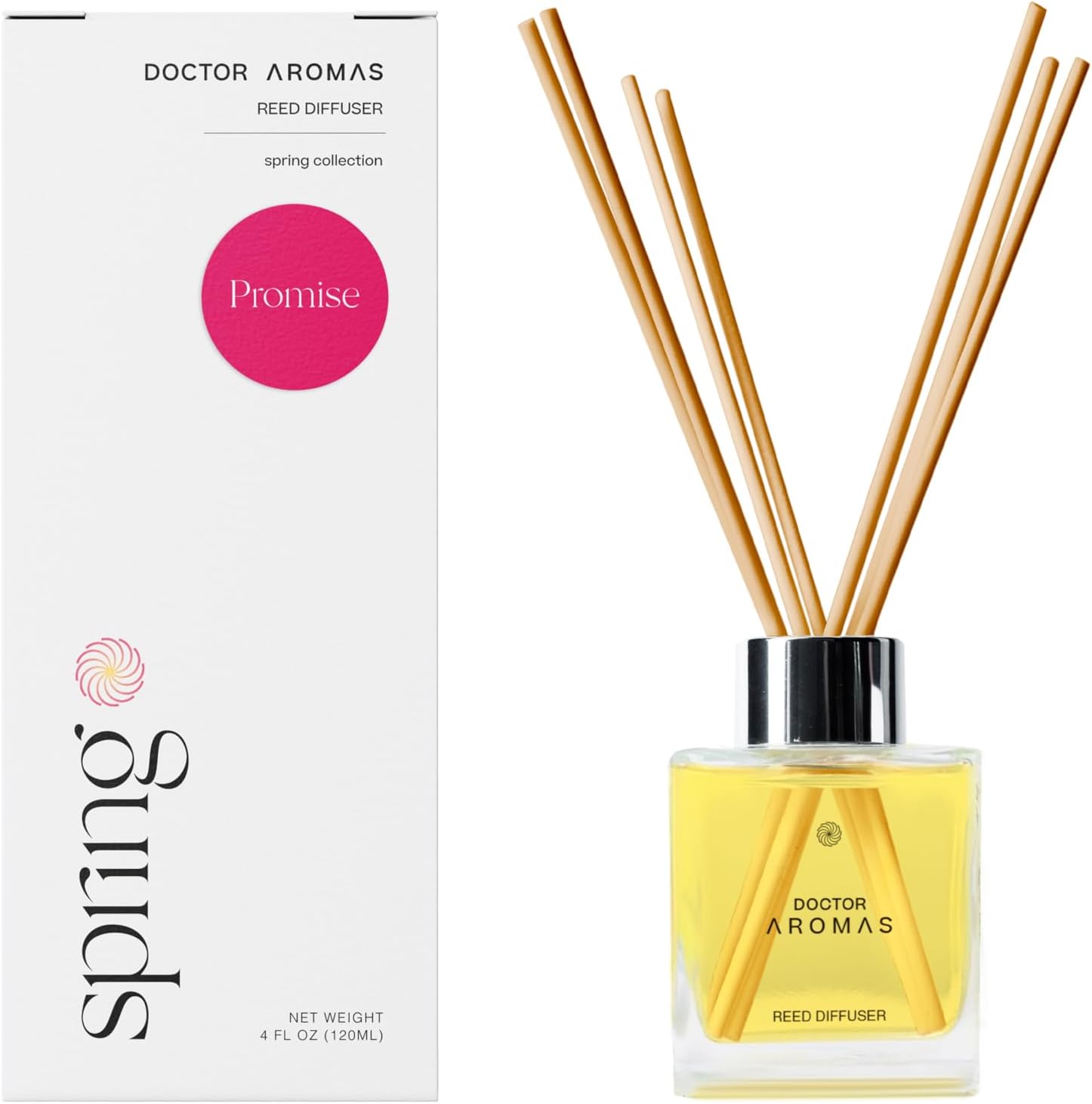 Doctor Aromas Essential Oil Reed Diffuser Set