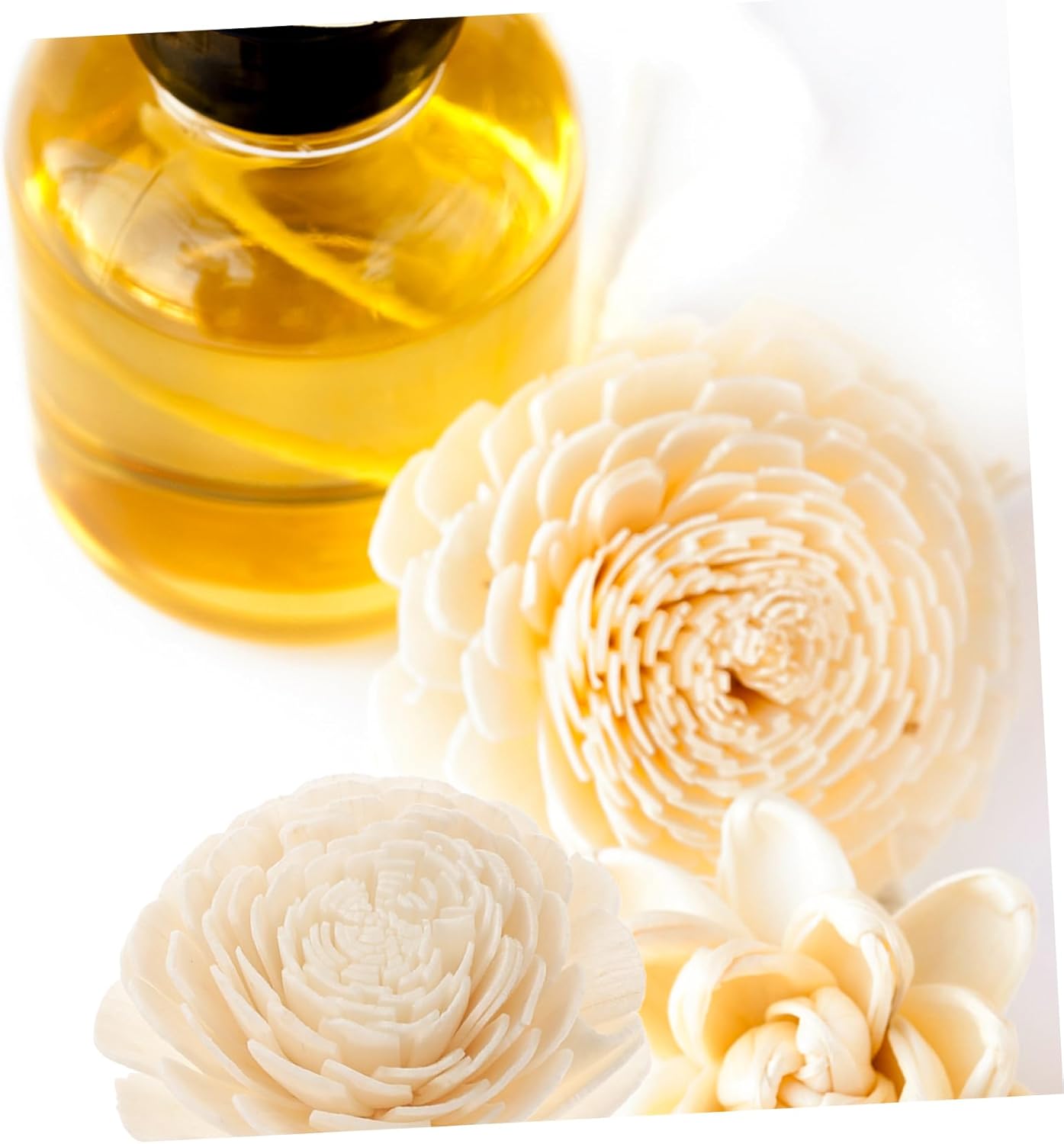 Unomor Scent Diffuser Sticks 3pcs Dried Flowers Home Decor