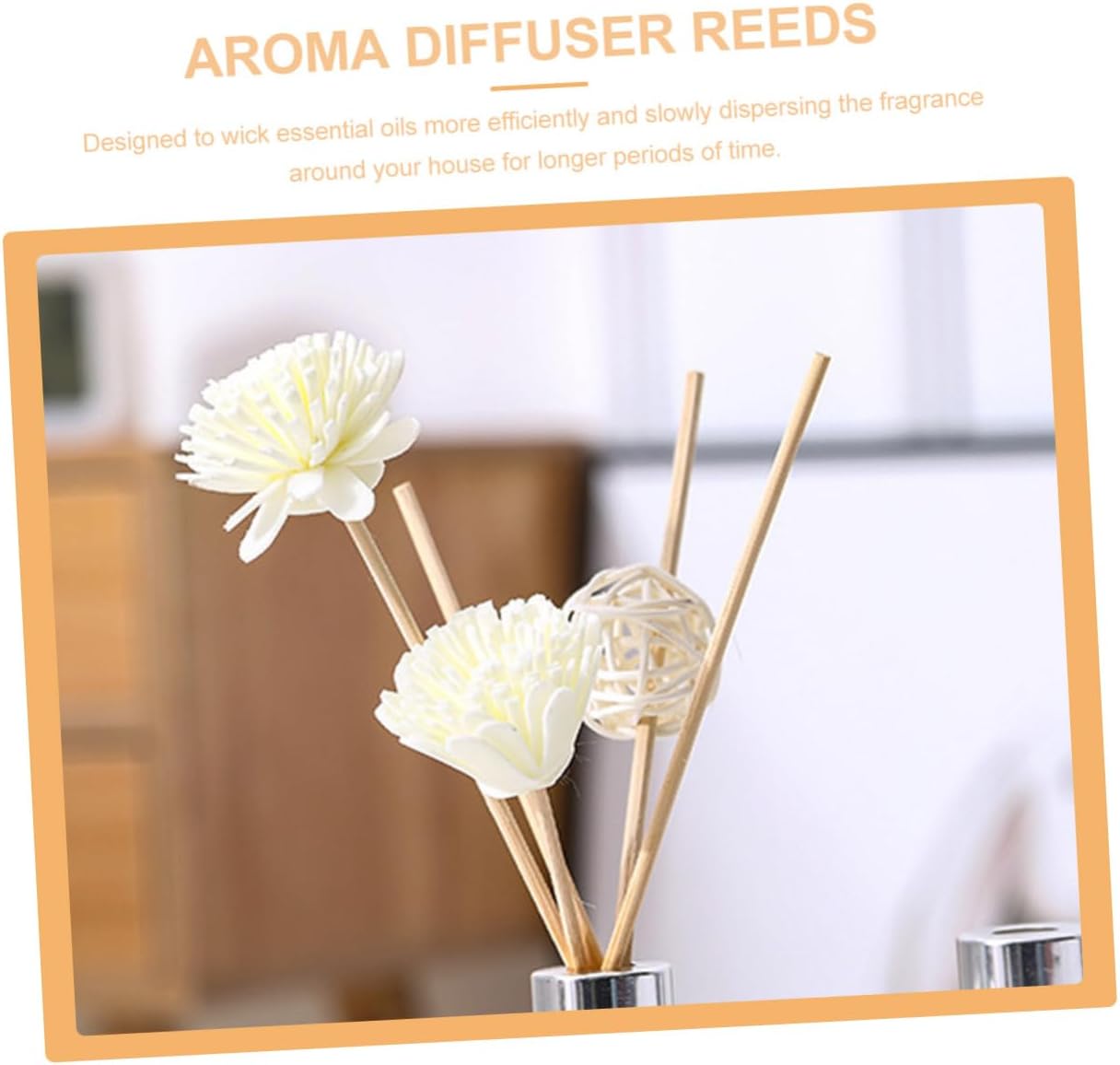 5 Set Small Chrysanthemum Scented Rattan Sticks for Diffuser Replacement