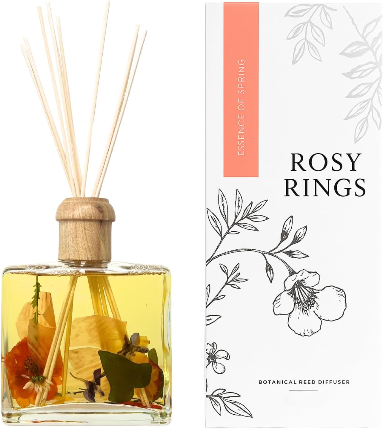 Rosy Rings Essence of Summer Botanical Reed Diffuser 13oz
